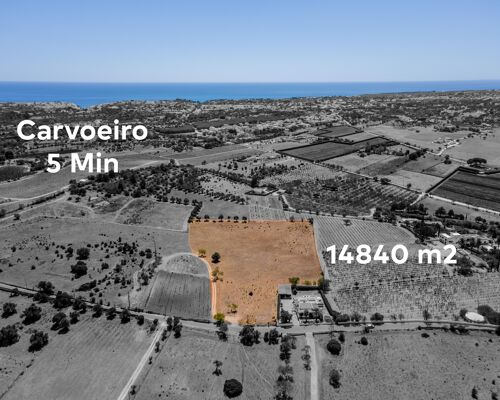 LAND WITH RUIN FOR SALE WITH THE LOWEST PRICE ON CARVOEIRO MARKET