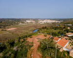 Country house with 2080 m2 of land and views of the city of Silves 